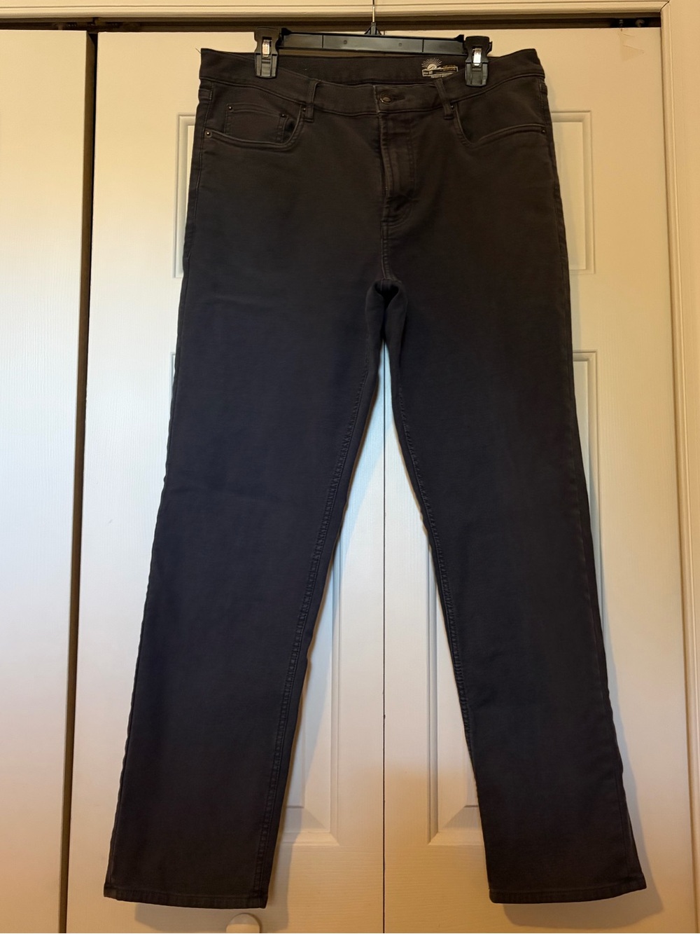 Faherty Men's Faded Black Straight Jeans